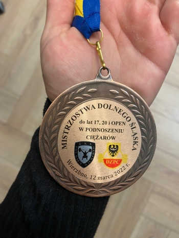 Natalia Wiechowska -medal brązowy Mistrzostw Dolnego Śląska 2022.png