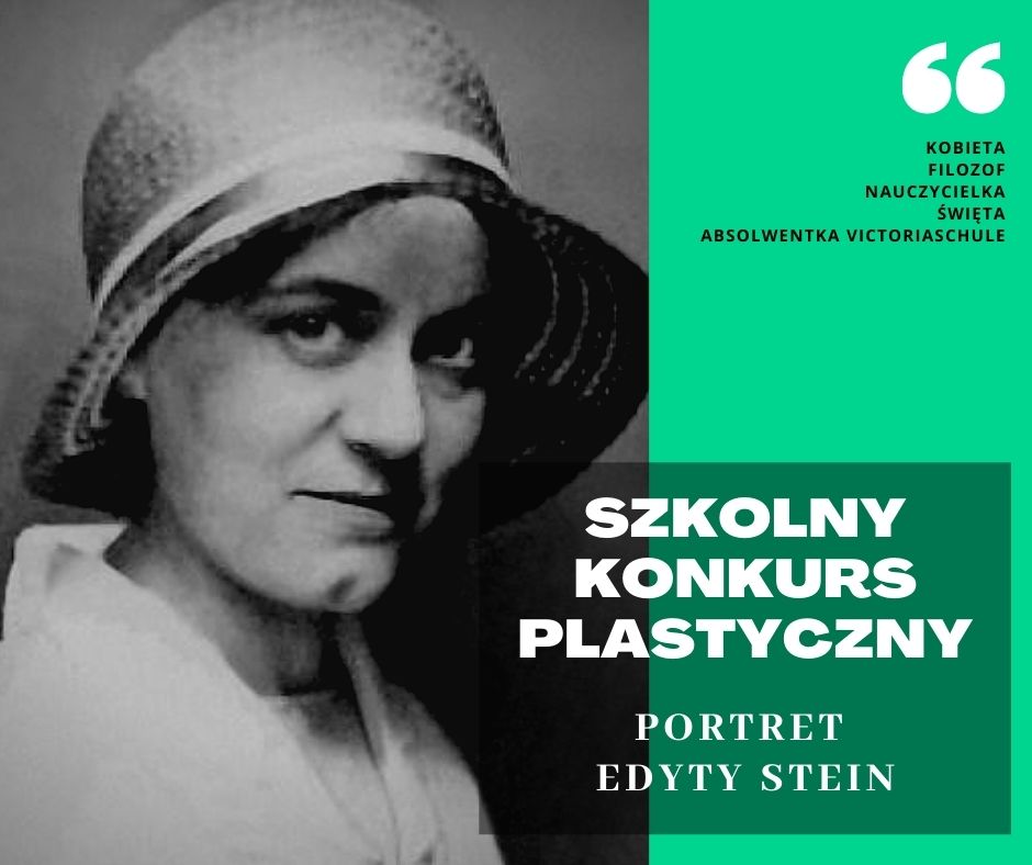 Szkolny konkurs plastyczny - Portret Edyty Stein