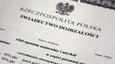 Rozdanie świadectw maturalnych