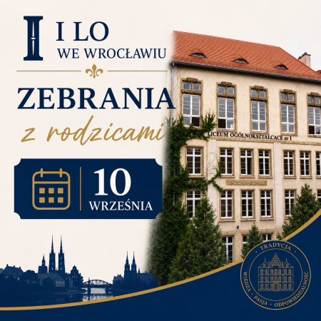 Zebrania z Rodzicami 10.09 (czwartek)